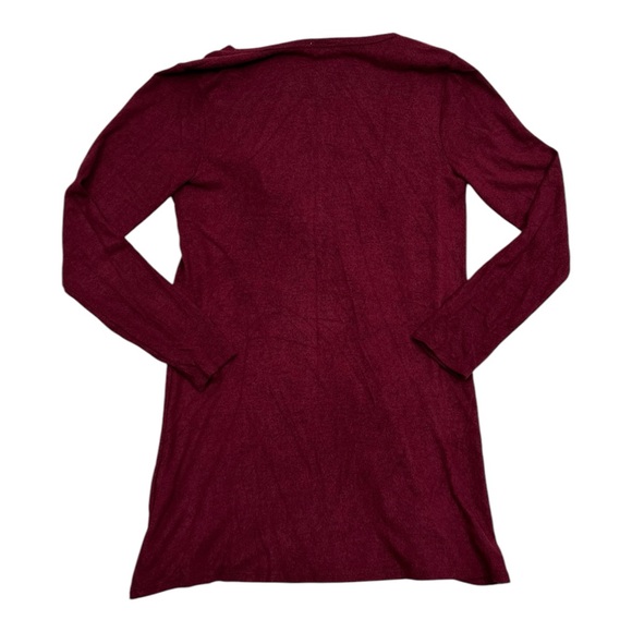C Label Burgundy Knit Open Front Cardigan Women's S - Picture 6 of 6